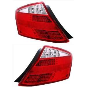   LED TAIL LIGHT RED/CLEAR (WITH REMOVABLE GRAY STRIP) NEW Automotive