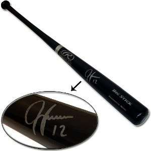 Jeff Francoeur Autographed/Hand Signed Rawlings Big Stick Black Bat w 