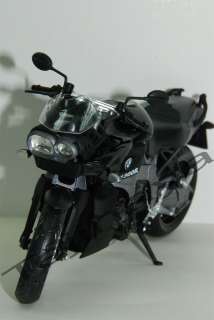 12 BMW BLACK K1300R Diecast Motorcycle Street Bike  