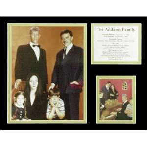 The Addams Family TV Show Picture Plaque Framed 