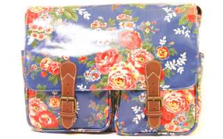   Blue Candy Flower Authentic Cath Kidston Saddle Shoulder Messenger Bag