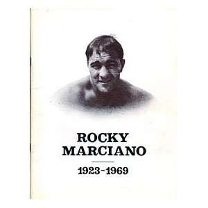  Rocky Marciano Unsigned Program