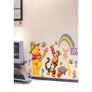 Large Winnie the Pooh Tigger Rainbow Wall Sticker Decal Living Room 