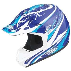  GMAX GM46X Future Full Face Helmet Medium  Blue 