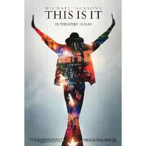 This Is It Final (Michael Jackson) Movie Poster Double Sided Original 