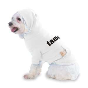  tame Hooded T Shirt for Dog or Cat X Small (XS) White Pet 