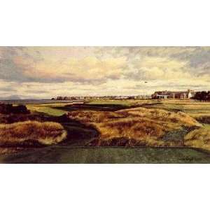   Hartough   The Clubhouse and 17th Hole Royal Troon
