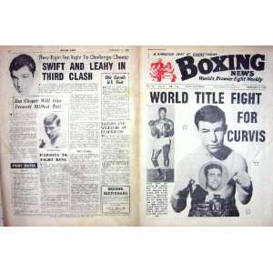  BOXING 1963 BRIAN CURVIS GRIFFITH KING CULLEN CALDWELL 