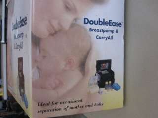   DOUBLE EASE BREAST PUMP AND CARRYALL BAG BABY FEEDING MILK  