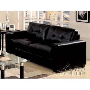  Marianna Black Finish Bonded Leather Sofa by Acme 