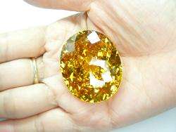 257.77CT. COLLECTION SIZE INTENSE YELLOW CANARY CUBIC ZIRCONIA CZ 