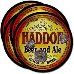  Haddon , NJ Beer & Ale Coasters   4pk 