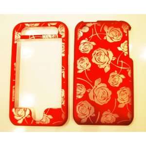  Iphone 3G S & 3G illusion Rose Red Protector Case 