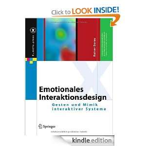 Emotionales Interaktionsdesign Gesten und Mimik interaktiver Systeme 