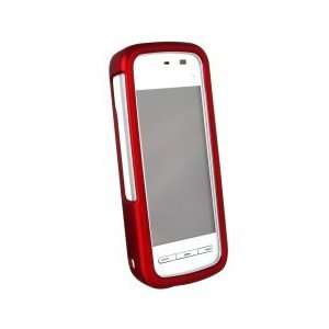  Nokia 5230 Nuron Red Rubberized Protective shield 