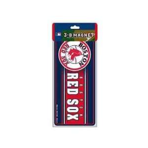   755305   Boston Red Sox 3D 8 Magnet Case Pack 72