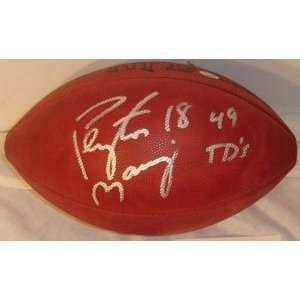  Autographed Peyton Manning Ball