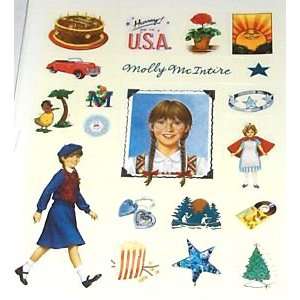  Molly McIntire American Girl Stickers from The American 