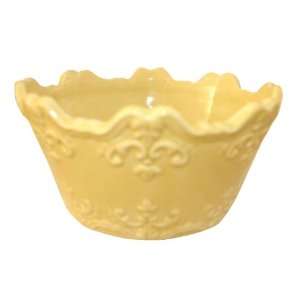  Fancy Scroll Yellow Bowl by Sweet Olive Designs Kitchen 