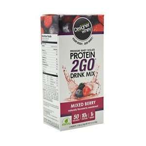  Designer Protein Premium Whey Isolate Protein 2Go   Mixed 