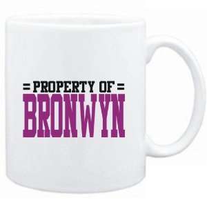 Mug White  Property of Bronwyn  Female Names  Sports 