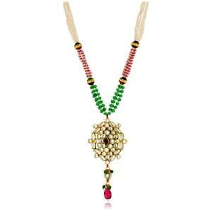  Taara Peacock Collection Victorian Kundan Necklace 