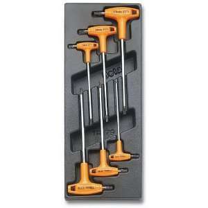 Beta 2424 T58 6 Piece Offset hexagon key wrench Assortment in Tray 