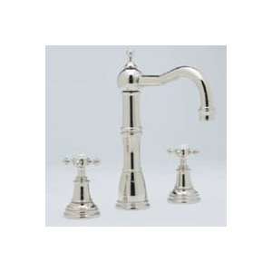  Rohl Perrin & Rowe 3 Hole Kitchen Faucet, Cross Handles U 