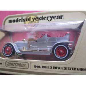 1906 Rolls Royce Silver Ghost (silvergray/red seats) Matchbox Model of 