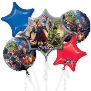   Marvel Comics Avengers Birthday Mylar Balloons Bouquet Toys & Games