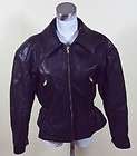 Womens Motorcycle BOVINES Leather Jacket Size M