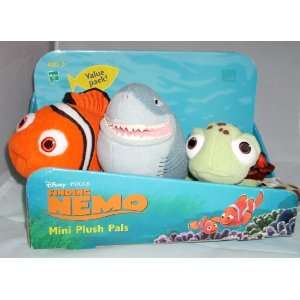  Finding Nemo Mini Plush Pals Set of 3 Toys & Games