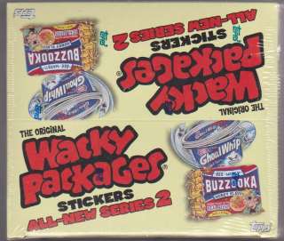 2005 ANS2 TOPPS WACKY PACKAGES SEALED BOX 24 PACKS WITH MAGNETS  