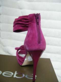 BEBE SHOES PLATFORMS heels pumps Luella boysenberry 177350 pink  
