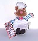 rare muppets swedish chef beanbag mint in bag 