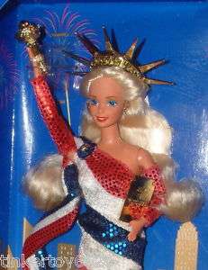 1996 F A O Swartz Barbie Statue Of Liberty # 14664 MIB  