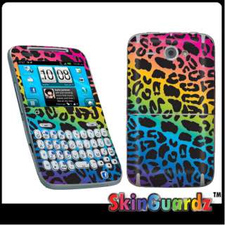 Rainbow Leopard Vinyl Case Decal Skin To Cover HTC Status ChaCha 