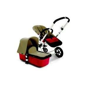 Bugaboo Cameleon Complete Stroller, Base Color Red ,Color Sand