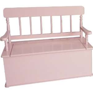  Simply Classic Pink Bench Seat With Storage by Levels of 