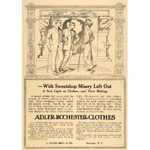   Clothes Tailoring Sweatshops   Original Print Ad