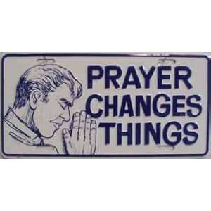  Prayer Changes Things License Plate Automotive