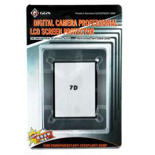 GGS LCD Glass Pro Screen Protector for Canon EOS 7D USA  