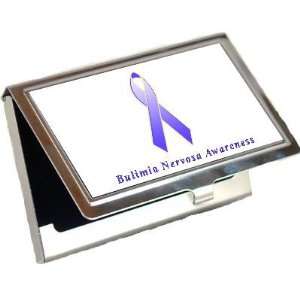  Bulimia Nervosa Awareness Ribbon Business Card Holder 