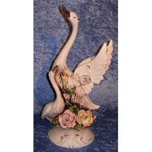  Capodimonte Mother and Baby Swan Baby