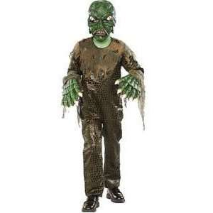 Swamp Monster Childs Costume Size Small 4 6X