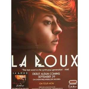  La Roux   Bulletproof   Original Promotional Poster   18 x 