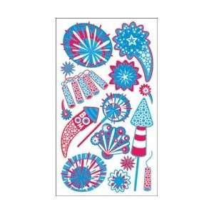   Classic Stickers Rockets And Fireworks; 6 Items/Order