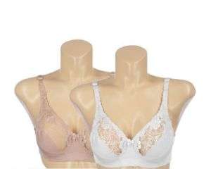 Breezies Sueded Satin & Lace Soft Cup Bra A201361  