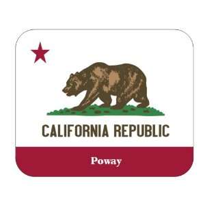  US State Flag   Poway, California (CA) Mouse Pad 