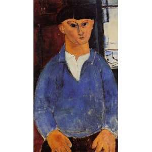  Oil Painting Portrait of Moise Kisling Amedeo Modigliani 